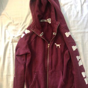 PINK Zip up hoodie.